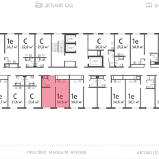 Квартира 34,5 м², 1-комнатная - изображение 2