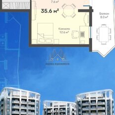 Квартира 36 м², 1-комнатная - изображение 5