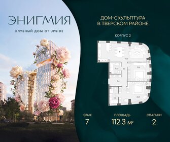 Квартира 112,3 м², 2-комнатная - изображение 1