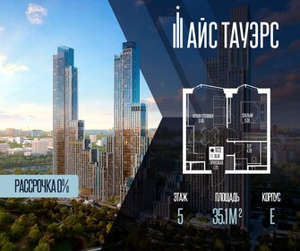 Квартира 35,1 м², 1-комнатная - изображение 1