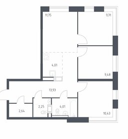 Квартира 68,2 м², 4-комнатная - изображение 1