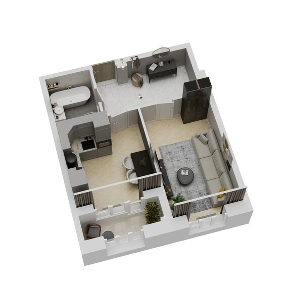 39,7 м², 1-комнатная квартира 7 900 300 ₽ - изображение 29