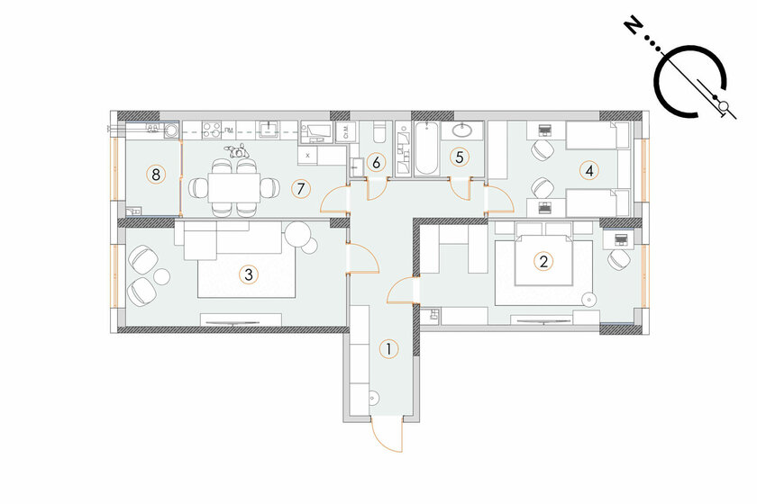 91,4 м², 3-комнатная квартира 5 200 000 ₽ - изображение 78