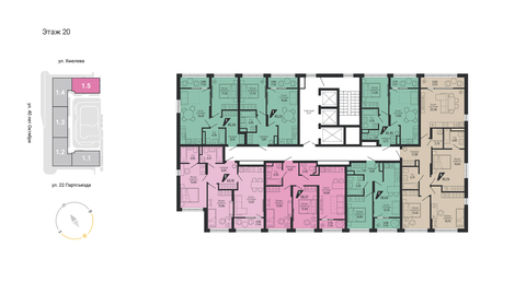 Квартира 95,2 м², 3-комнатная - изображение 2