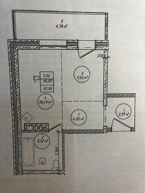 Квартира 37 м², 1-комнатная - изображение 1