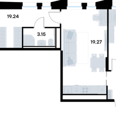 Квартира 79,3 м², 3-комнатная - изображение 3