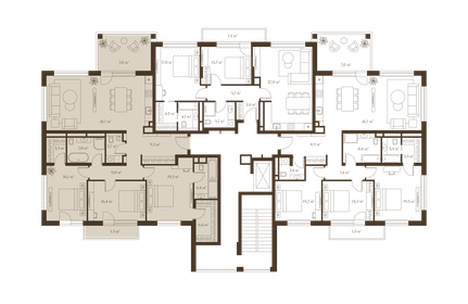 Квартира 147,9 м², 3-комнатная - изображение 2