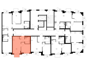 Квартира 32,3 м², 1-комнатная - изображение 2