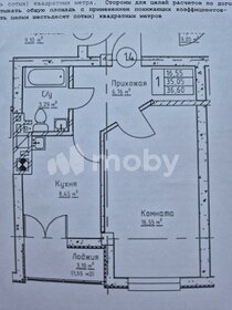 Квартира 36,6 м², 1-комнатная - изображение 1