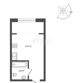 Квартира 21,5 м², студия - изображение 1