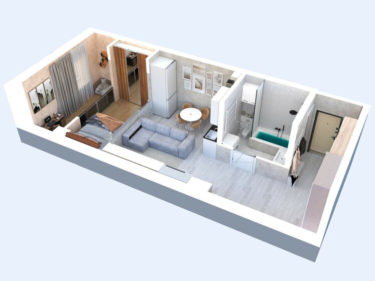 44,5 м², 1-комнатная квартира 8 710 000 ₽ - изображение 31