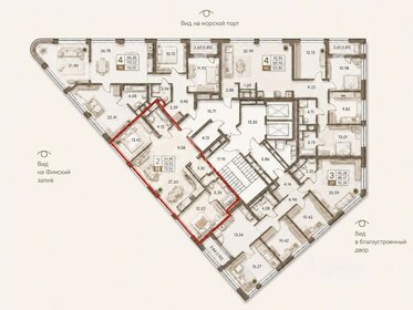Квартира 75 м², 2-комнатная - изображение 1