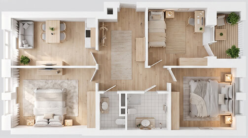 Квартира 78,3 м², 3-комнатная - изображение 1