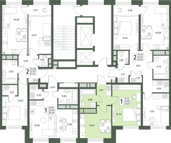 Квартира 34,7 м², 1-комнатная - изображение 2