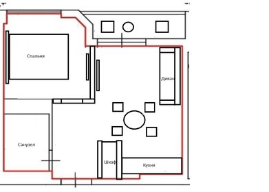 Квартира 30 м², 1-комнатная - изображение 1