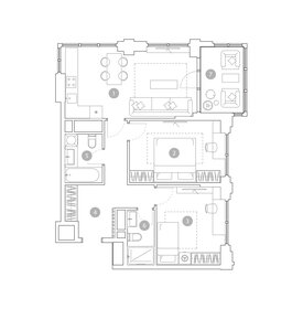 Квартира 67,3 м², 3-комнатная - изображение 2
