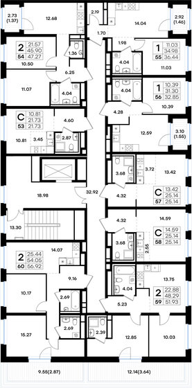35,8 м², 1-комнатная квартира 4 690 000 ₽ - изображение 54