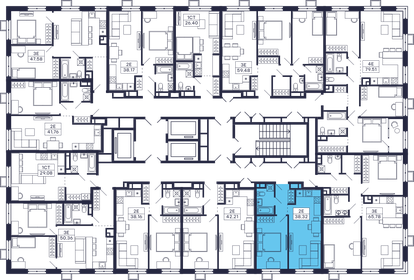 Квартира 40,1 м², 1-комнатная - изображение 2