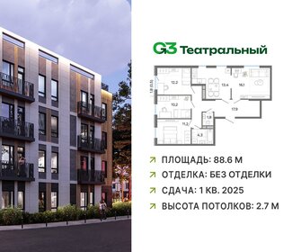 Квартира 88,6 м², 4-комнатная - изображение 1