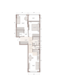 Квартира 66,5 м², 3-комнатная - изображение 2