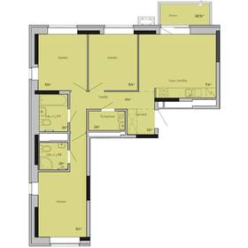 Квартира 70,6 м², 3-комнатная - изображение 1