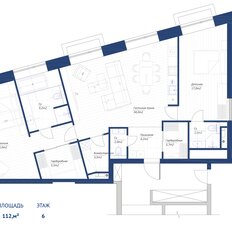 Квартира 111,5 м², 5-комнатные - изображение 3