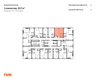 Квартира 33,7 м², 1-комнатная - изображение 2