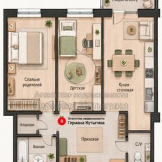 Квартира 63,9 м², 2-комнатная - изображение 2