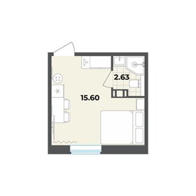 Квартира 18,2 м², студия - изображение 1