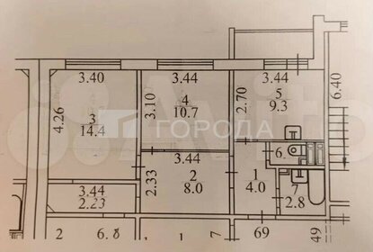 Квартира 50 м², 2-комнатная - изображение 1