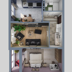 Квартира 57 м², 2-комнатная - изображение 4