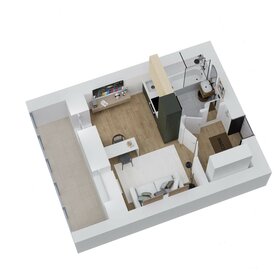 Квартира 27,5 м², студия - изображение 3