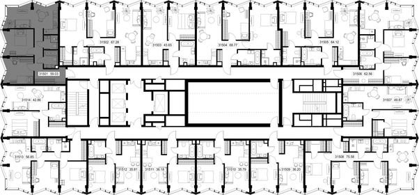 Квартира 59 м², 2-комнатная - изображение 3