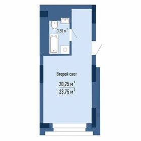 Квартира 23,3 м², 1-комнатные - изображение 1