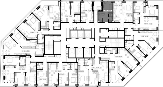 Квартира 23,3 м², студия - изображение 3