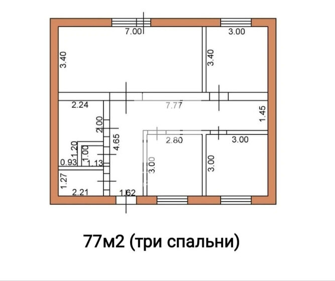 45 м² дом, 10 соток участок 3 200 000 ₽ - изображение 45