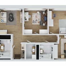 Квартира 85,5 м², 3-комнатная - изображение 3