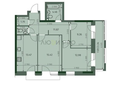 Квартира 70,4 м², 3-комнатная - изображение 1