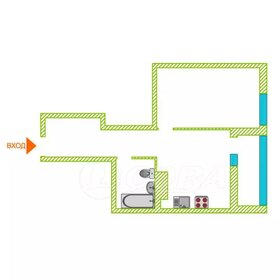 Квартира 46 м², 1-комнатная - изображение 1