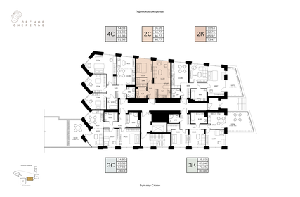 Квартира 46,8 м², 2-комнатная - изображение 2
