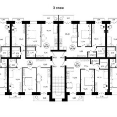 Квартира 66,5 м², 2-комнатная - изображение 3
