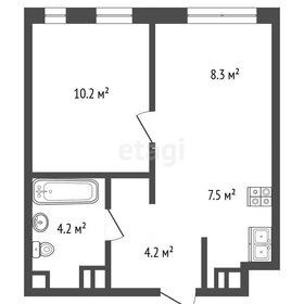 Квартира 33,9 м², 1-комнатные - изображение 1