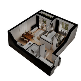 Квартира 39,9 м², 2-комнатная - изображение 2