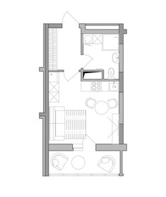 Квартира 28,8 м², 1-комнатная - изображение 2