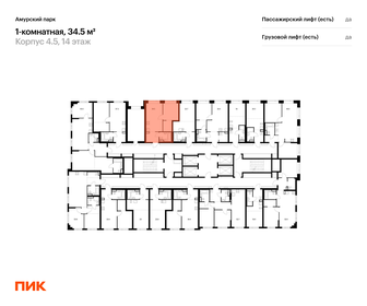 Квартира 34,5 м², 1-комнатная - изображение 2