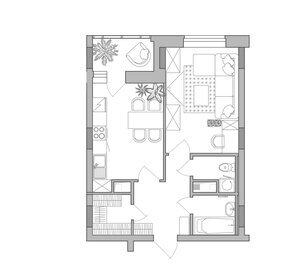 Квартира 42 м², 1-комнатная - изображение 2