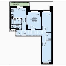 Квартира 84,9 м², 3-комнатная - изображение 5