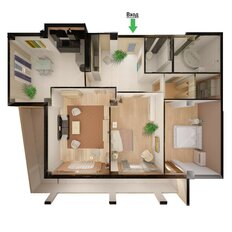 Квартира 340 м², студия - изображение 1