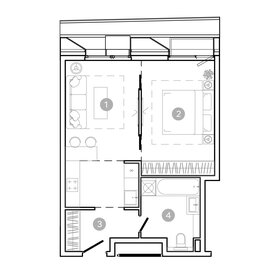 Квартира 43,5 м², 2-комнатная - изображение 2
