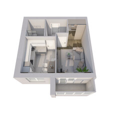 Квартира 34,4 м², 1-комнатная - изображение 4